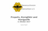 Propolis, Honiglikör und Honigseife · – Video Seife selber machen  kleiner Seifen-Crashkurs: seifenbar.blogspot.de/p/blog-page.html