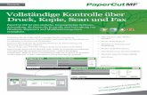 Vollständige Kontrolle über Druck, Kopie, Scan und Fax€¦ · Übersicht Vollständige Kontrolle über PaperCut MF ist eine einfache, kostengünstige Software-Anwendung, die Ihnen