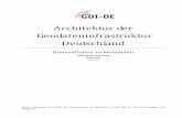 Architektur der Geodateninfrastruktur Deutschland · Architektur der . Geodateninfrastruktur . Deutschland Konventionen zu Metadaten . Arbeitskreis Metadaten . 14.05.2014 . Version: