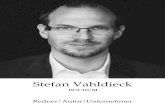 Stefan Vahldieck - der-wertebotschafter.de€¦ · Führungskräftetagungen Key-Note Vorträge Kick-Off ... Als Arbeitsmaterial erhalten die Teilnehmer ein 60 seitiges Arbeitsbuch,