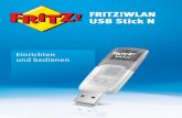 Handbuch FRITZ!WLAN USB Stick N - AVM Deutschland · ode Zustand Bedeutung USB leuchtet grün Der FRITZ!WLAN USB Stick wurde vom Betriebssystem Windows erkannt. WLAN blinkt gelb Der