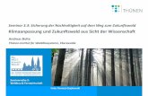 Klimaanpassung und Zukunftswald aus Sicht der … · Andreas Bolte Seminar 3.3: Sicherung der Nachhaltigkeit auf dem Weg zum Zukunftswald Klimaanpassung und Zukunftswald aus Sicht