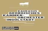 KAUKASUS GEORGISCHES KAMMER- .eine Sammlung von Miniaturen f¼r Streichquartett nach geor-gischen