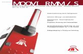 MOOVI RMM / S - hamberger-tor.de · Cellula 130 SF Moovi 130 - Befestigungszubehör ... BFT behält sich jederzeit Änderungen ohne Vorankündigung vor. SF F R - Elektromechanische