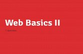 Web Basics II - 1 - uni-weimar.de · Endabgabe Eine fertige Website in der behandelte Themen umgesetzt wurden. Bewertet wird das Design & die Umsetzung.