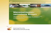 Messmethoden- sammlung Biogas · Schriftenreihe des BMU-Förderprogramms „Energetische Biomassenutzung“ BAND 7 Messmethodensammlung Biogas Methoden zur Bestimmung von analytischen