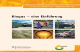 Biogas – eine Einführung€¦ · 6 Erneuerbare Energie aus Biogas Die Bundesregierung beabsichtigt, die Treibhausgasemissionen bis zum Jahr 2020 maßgeblich zu reduzieren und den