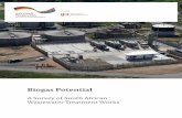 Biogas Potential - SABIA · 3 Biogas Potential: A Survey of South African Wastewater Treatment Works potentially remove some organic material, thus reducing biogas potential. If this