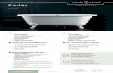 Cheshire - Freestanding Baths · Cheshire CHE-N-xx-OF ... Related collections ... SW QUARRYCAST® White / QUARRYCAST® weiß / QUARRYCAST® blanc / QUARRYCAST® blanco / QUARRYCAST®