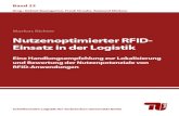 Markus Richter von RFID-Anwendungen .Markus Richter. Nutzenoptimierter RFID-Einsatz in der Logistik