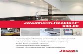 Jowatherm-Reaktant 608 - Jowat Klebstoffe · Jowatherm-Reaktant® 608.00 Produkt Information Weltweit erstes ungefülltes PUR-Granulat für die Kantenklebung Universell, für alle