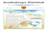 Mitteilungsblatt der Stadt Frankenberg/Sa. mit den ...€¦ · Thomas Firmenich Bürgermeister Mitteilungsblatt der Stadt Frankenberg/Sa. mit den Ortsteilen Altenhain, Dittersbach,