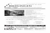 Amtliches Mitteilungsblatt der Stadt RIEDLINGEN · – Nov.r: Mittwoch 16 – 19 Uhr, Samstag 11 ... Bekanntmachung der Bodenrichtwerte zum 31.12.2010 ... umfassend zu modernisieren