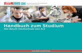 Handbuch zum Studium im PDF-Format - beuth … · Layout Referat Öffentlichkeitsarbeit ... Optometrie FB VIII Maschinenbau, Veranstaltungstechnik, Verfahrenstechnik Fernstudieninstitut