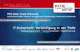 PITS 2016 - Public IT Security · 9.50 Uhr: Ammar Alkassar, CEO, ... Michael Kranawetter, Head of Information Security / National Security Officer Germany, Microsoft Deutschland GmbH
