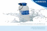Wasserfiltration mit PURITY C - satoma.ch · Das BRITA Karbonathärte Testkit hilft Ihnen, schnell und einfach die Karbonathärte Ihres Wassers vor Ort zu bestimmen. Alter-