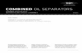 COMBINED OIL SEPARATORS - bitzer.de · two parallel sekundary oil separators disposed downstream, the combined ... Suction gas filter Control valve Solenoid valve Check valve Shut-off