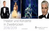 Theater und Konzerte in Zweibrücken 2018/2019 und... · 2019 FOOTLOOSE, Musical Fr., 25. 1. 2019 CONCERTO SCHERZettO, Comedy trifft Klassik, Festhalle Pirmasens Ensemble Salonissimo,