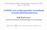 CYP450 und p-Glycoprotein vermittelte ... · Darstellung von P-GP in duodenalen Enterozyten aus: Siegmund et al., MMP 2003 Abb.: Prof. R. Warzok, Greifswald rechts: nach Induktion