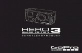 HERO3 UM Black Edition GER - gopro.com · HERO-Anschluss 10. Akkudeckel 11. Wi-Fi EIN/AUS 12. Tonsignal 13. Mikrofon. 8 lCD-STATUSANZEIgE Der LCD-Bildschirm zeigt die folgenden Informationen