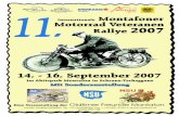 ofm programm07 - vol.at · Freitag, 14. September 2007 freie Ausfahrt Ankunft der Teilnehmer im Laufe des Tages im Fahrerlager im ...