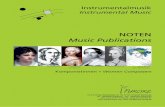 Instrumentalmusik Instrumental Music - Furore Verlag ... · Klav 4hdg Klavier vierhändig piano four-hands Mar Marimbaphon marimba ... Pk Pauke timpani Pos Posaune trombone ... .