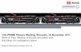 11th PRIME Plenary Meeting, Brussels, 16 November … · An inquiry by DB , the German Armed Forces and the NATO ... Trains deviated completely around Germany are missing . DB Netz