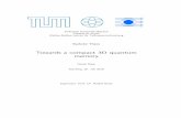Towards a compact 3D quantum memoryDaniel Bachelor... · Seite 1 von 1 Technische Universität München Fakultät für Physik Walther-Meißner-Institut für Tieftemperaturforschung