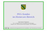 PEG-Sonden im Homecare-Bereich - die-vhd.de · LLUA A Landesuntersuchungsanstalt fLandesuntersuchungsanstalt füür das Gesundheitsr das Gesundheits--und Veterinund Veterinäärwesen