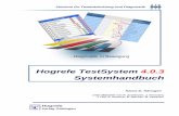 Hogrefe TestSystem 4.0 Hogrefe TestSystem wird herausgegeben von Klaus-D. Hänsgen, Zentrum für Testentwicklung und Diagnostik am Departement für Psychologie der Universität