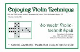 SSo macht Violin-o macht Violin- ttechnik Spaechnik .Dear Violin Teachers, Dear Parents, This book