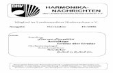 HARMONIKA- NACHRICHTEN - DHV-Niedersachsen · wieder gewippt und geschaukelt werden zu Klassikern wie „Tom Jones Greatest Hits” und “Gilbert O`Sullivan im Concert“. Für Abwechslung