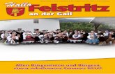 Mitteilungsblatt der Gemeinde Feistritz an der Gail ... · Da in den Sommermonaten auf-grund der intensiven Sonnenein-strahlung die Raumtemperatu-ren in den Unterrichtsräumen erheblich