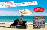 Country Music Cruise April 2018. - heggli.com · ihrem fantastischen Mix aus Country, Southern Rock, Blues, R&B, Celtic-Folk und Bluegrass sind sie zweifellos eine der besten Live-Bands