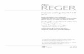 Max REGER - carusmedia.com · Phantasie und Fuge über B-A-C-H op. 46 herausgegeben von/edited by Alexander Becker, Christopher Grafschmidt, Stefan König und Stefanie Steiner-Grage