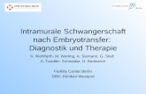Intramurale Schwangerschaft nach Embryotransfer ... · – Hysterektomie (Jin 2004, Ginsburg 1989) Therapie I ... Klem I, Schurz B, Sliutz G, Leodolter S, Joura EA: Systemic methotrexate