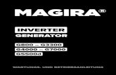 INVERTER - magira.eu · Der Inverter Generator wurde so konstruiert um bei ... Digitaldisplay nein ja, klein ja ... * Bei der Ölmenge handelt es sich um ca -Werte Bitte in jedem