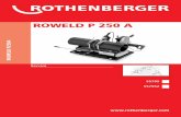 ROWELD P 250 A - ROTHENBERGER RUSSIA · ROWELD P 250 A ROWELD P250A Service 55795 55795Z. Intro ... 7 Typenschild "Technische Daten" Type plate „technical data“ 1 L82013 ... 13