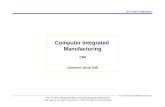 Computer Integrated Manufacturing - fhdo-winkels.de · CIM.ppt/HMW/15.11.00 CIM 3 Prof. Dr. Heinz -Michael Winkels, FH -Dortmund DV in der Produktion l Bestandsplanung- und -steuerungssysteme