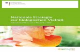 Nationale Strategie zur biologischen Vielfalt · 4 Nationale Strategie zur biologischen Vielfalt Inhalt Vorbemerkung 6 A Ausgangslage 9 A 1 Definitionen und existenzielle Bedeutung