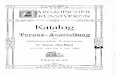 Katalog der Turnus-Ausstellung des Schweizerischen ... · Ausstellungs-Reglement. ^cS 1. Die Ausstellung ist geöffnet vom 18. Juni bis und mit 2. Juli 1905, an Wochentagen von 9