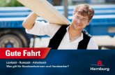 Gute Fahrt - hamburg.de · Was Sie tun müssen, wenn Sie Kinder und Jugendliche in der Kultur- und Medienbranche beschäftigen wollen Gute Fahrt Lenkzeit - Ruhezeit - Arbeitszeit