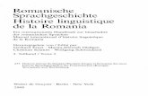 Romanische Sprachgeschichte Histoire linguistique de …f4556d50-87a1-4066-8626-870845a9227e/D5… · Romanische Sprachgeschichte Histoire linguistique de la Romania Ein internationales