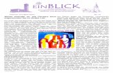 EINBLICK - Gemeinde Nieder-Erlenbach · Februar und März 2015 Nr. 13 EINBLICK in das Leben der Evangelischen Kirchengemeinden