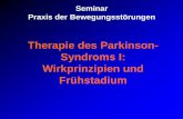 Therapie des Parkinson- Syndroms I: Wirkprinzipien … · Nacom retard ® MAO-B- Hemmer COMT ... Amantadin-HCl schlechter verträglich (schnellere Resorption, höhere Spitzenkonzentrationen)