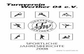 Turnverein Werther 04 e.V. TVW/pdf-Dokumente/Jahresberichte/JB... · . Liebe Turnschwestern und Turnbrüder, wir laden euch herzlich zu unserer Jahreshauptversammlung 2009 ein, die