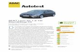 Autotest - ADAC: Allgemeiner Deutscher Automobil-Club · Autotest SEAT Leon ST 1.8 TSI Start&Stop FR Fünftürige Kombilimousine der unteren Mittelklasse (132 kW / 180 PS) en Leon