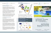 conférence trinationale Utilisation durable de la biomasse · Production durable de biométhane en Alsace Impacts sanitaires de la combustion de la biomasse Technologie innovante