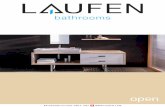 open - laufen szaniterek · rable possible combinations and offers considerable creative scope for an individual bathroom. The modern design of the Basel architect and designer, Jürg