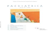 Bulletin der Schweizerischen Gesellschaft für Pädiatrie ... · 11 · Empfehlungen zur Prävention und Therapie von Termin- und knapp frühgeborenen Kindern (>34 SSW) mit erhöhtem